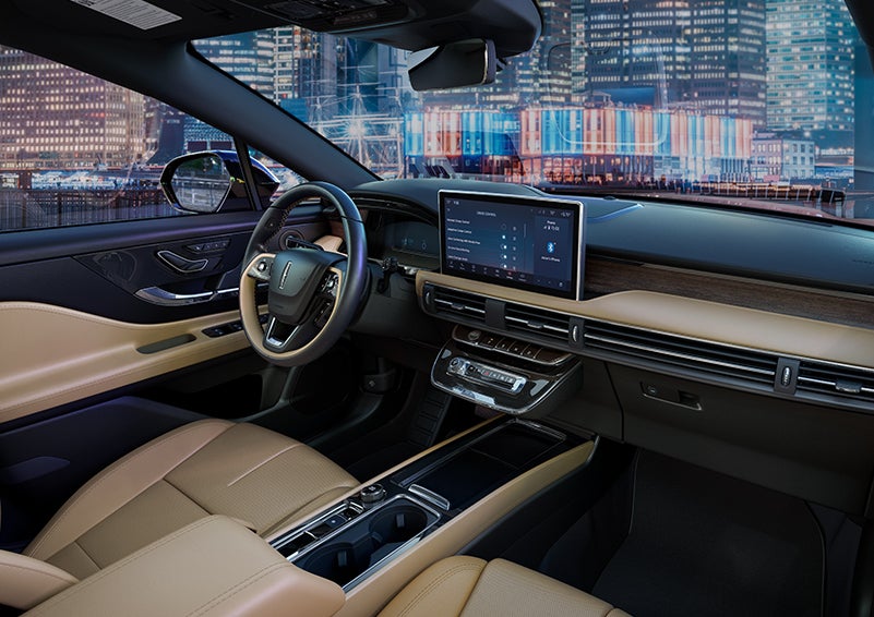 Interior view of a Lincoln Hybrid