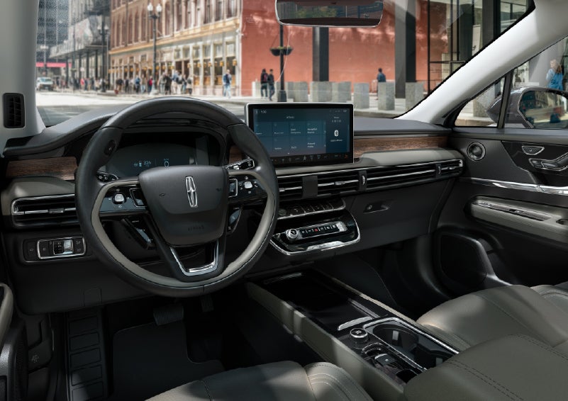 The interior dashboard of 2026 Lincoln Corsair® SUV is shown here. | Planet Lincoln Love Field in Dallas TX