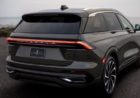 The rear of a 2026 Lincoln Black Label™ Nautilus® SUV displays full LED rear lighting. | Planet Lincoln Love Field in Dallas TX