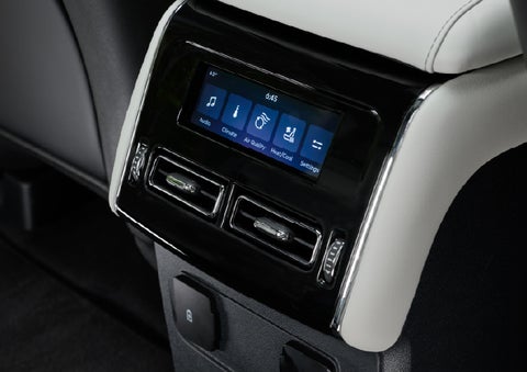 The second row touch screen displays audio and temperature control settings. | Planet Lincoln Love Field in Dallas TX