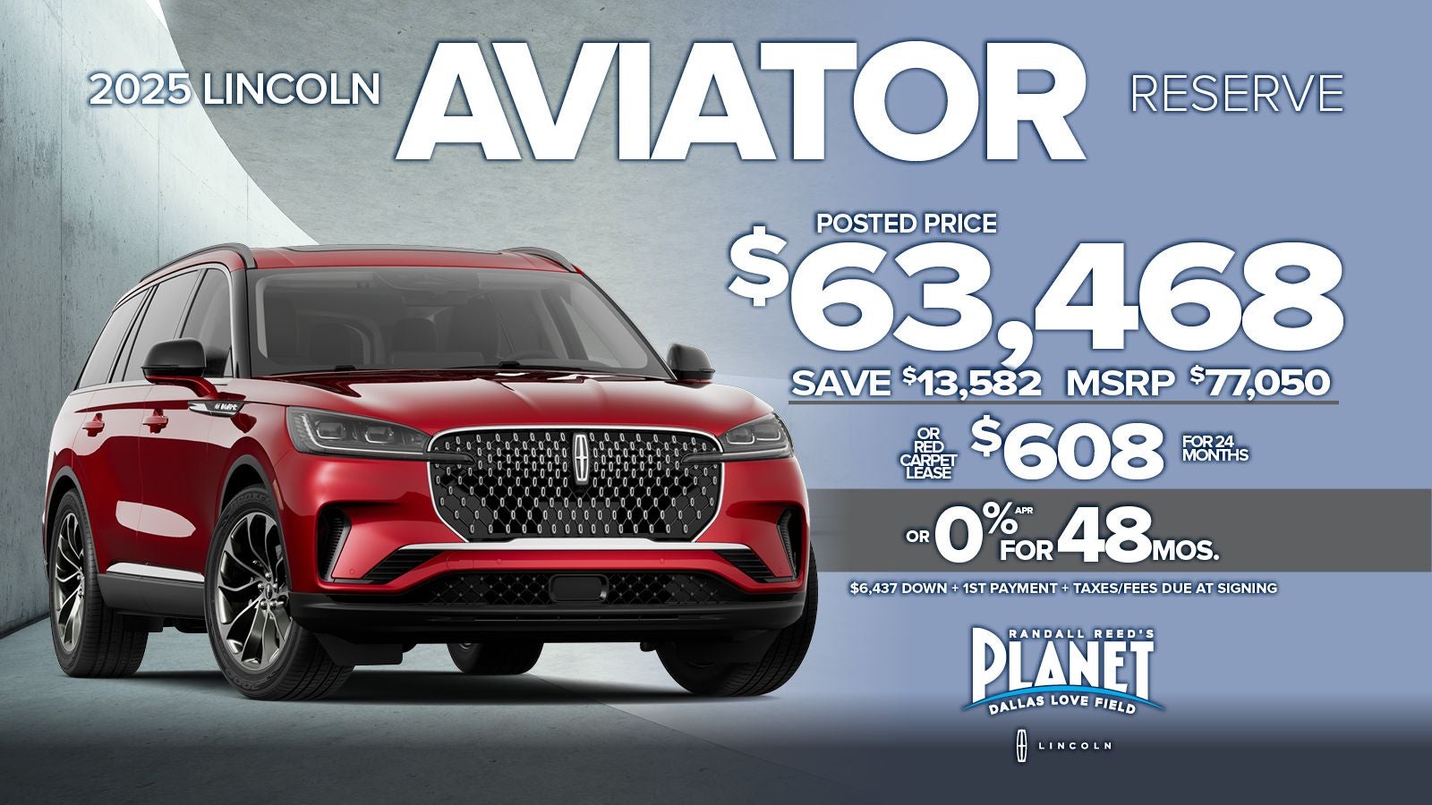 New 2025 Lincoln Aviator Reserve Special in Dallas, TX