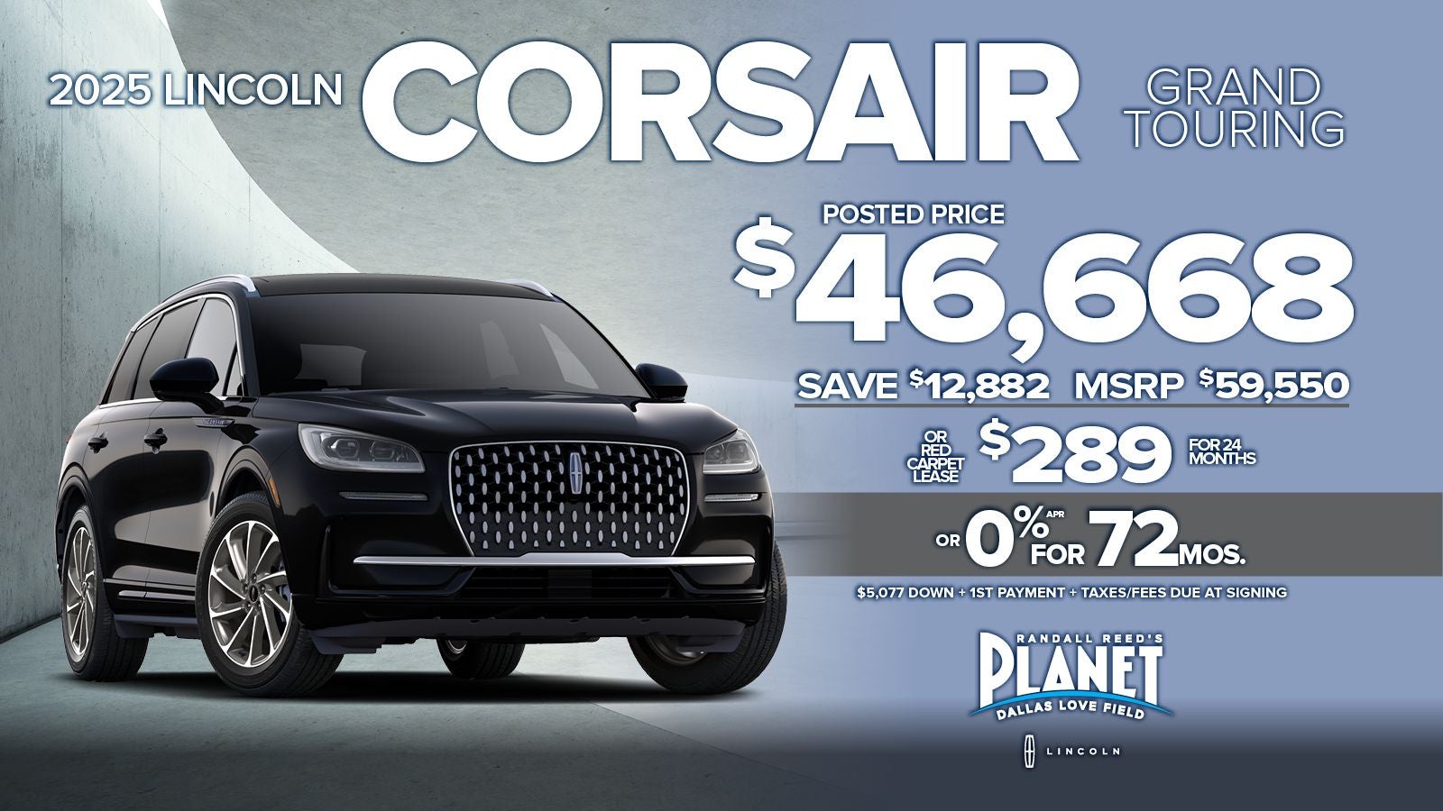 New 2025 Lincoln Corsair Grand Touring Special in Dallas, TX