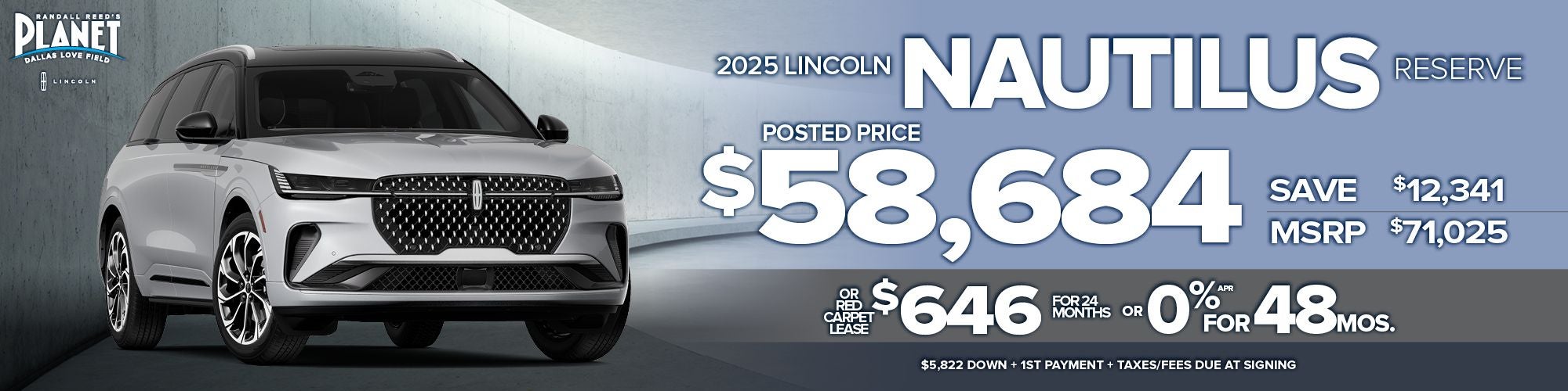 New 2025 Lincoln Nautilus Reserve Special in Dallas, TX