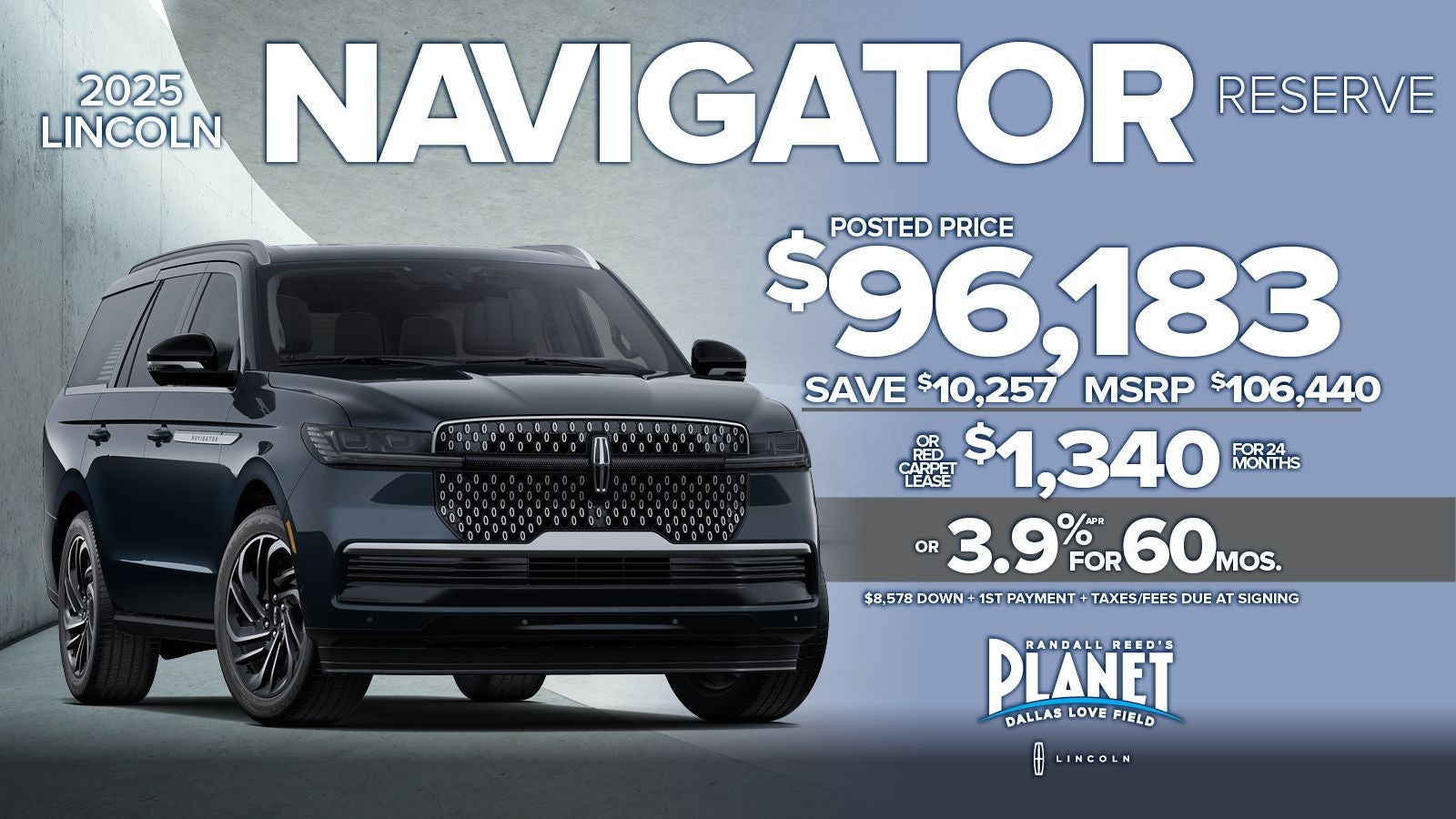 New 2025 Lincoln Navigator Reserve Special in Dallas, TX