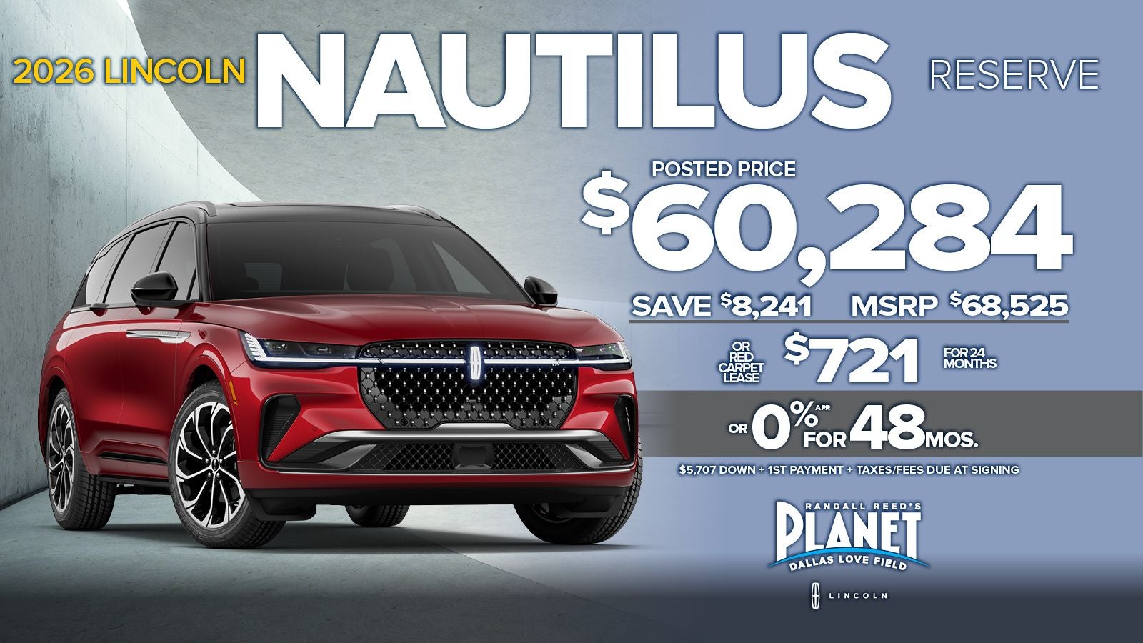 New 2026 Lincoln Nautilus Reserve Special in Dallas, TX