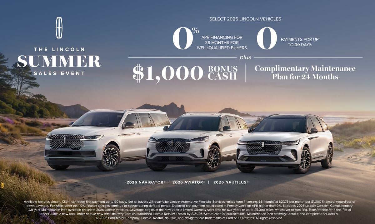 2026 Lincoln Sales Event at Planet Lincoln Dallas Love Field
