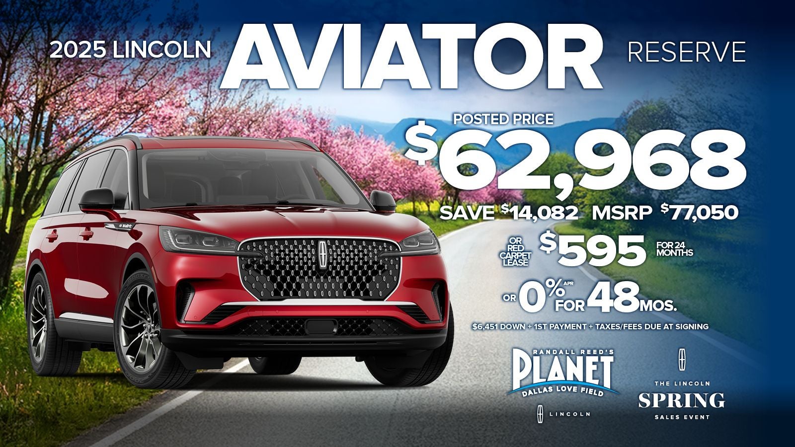 New 2025 Lincoln Aviator Reserve Special in Dallas, TX