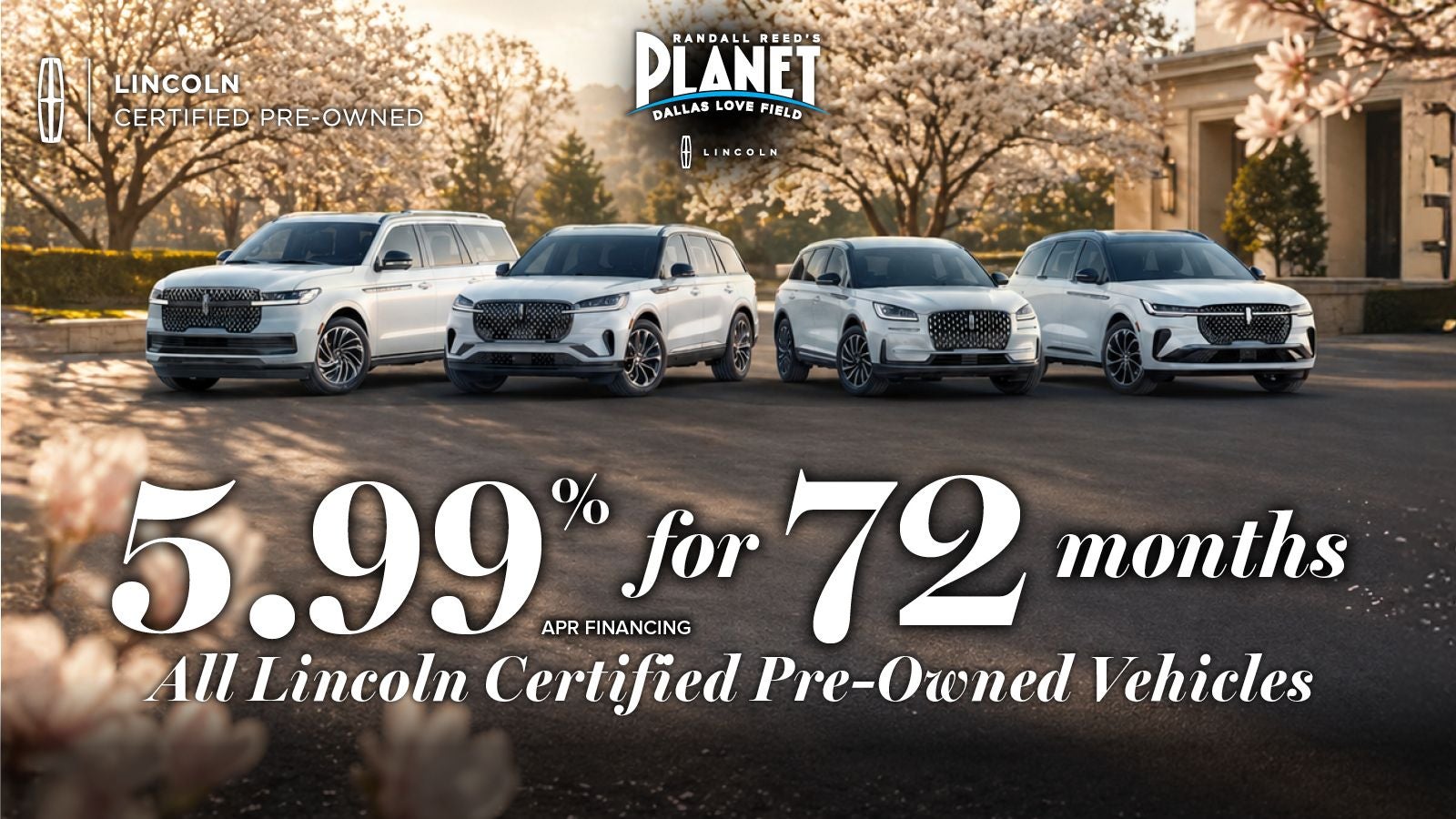 Certified Pre-Owned Lincoln Low APR Financing Special