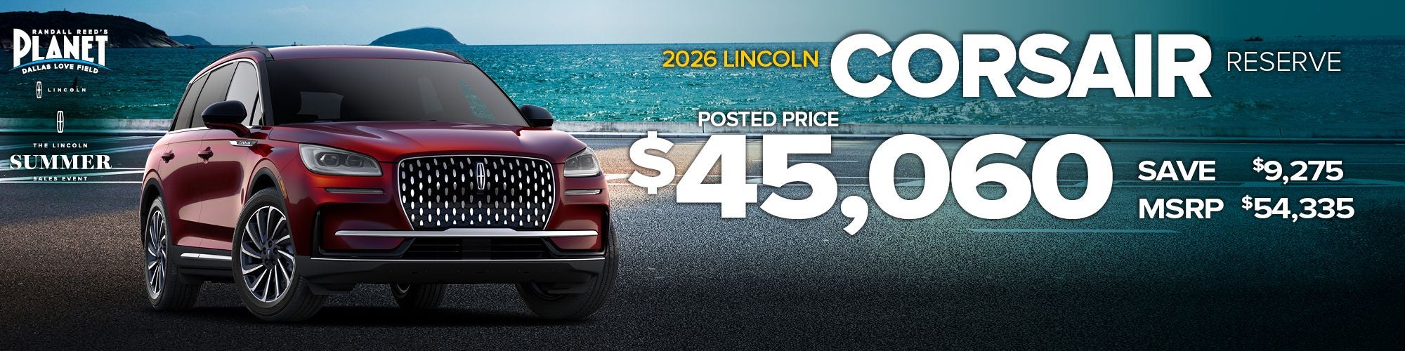New 2026 Lincoln Corsair Reserve Special in Dallas, TX