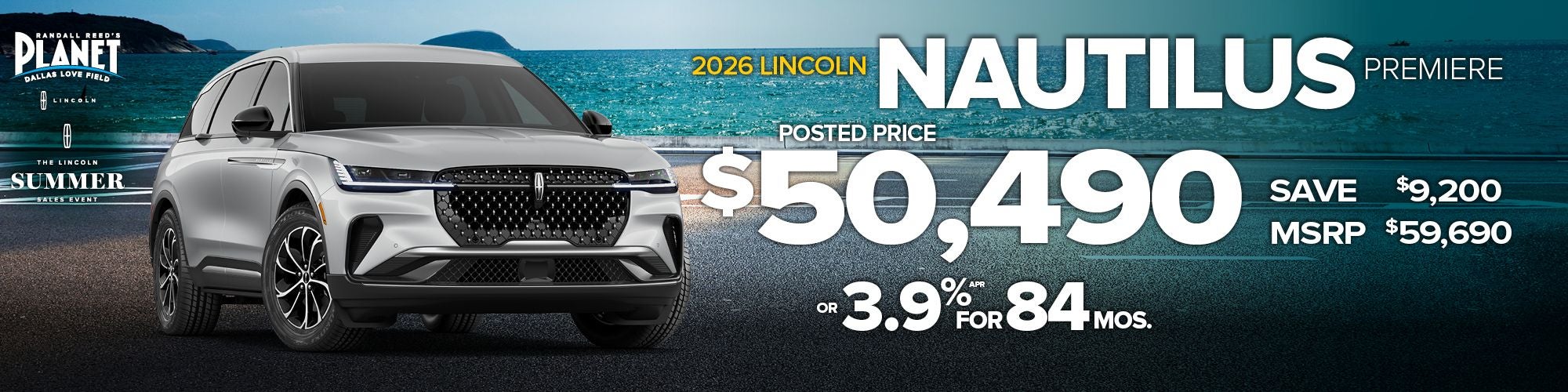 New 2026 Lincoln Nautilus Premiere Special in Dallas, TX