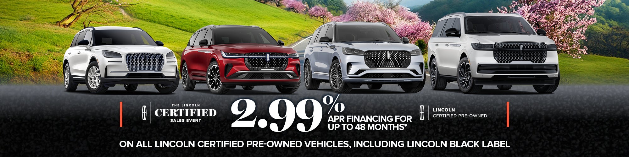 Certified Pre-Owned Lincoln Special APR Financing Special in
