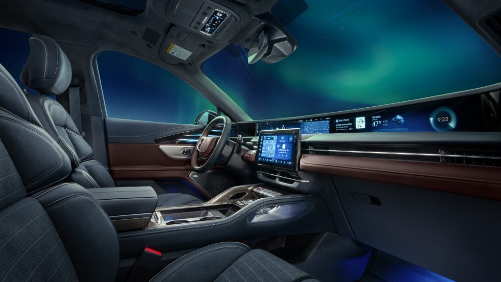 Interior image of the lincoln nautilus black label